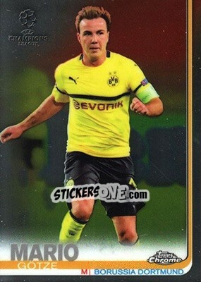 Sticker Mario Götze - UEFA Champions League Chrome 2018-2019 n. 41 - Topps