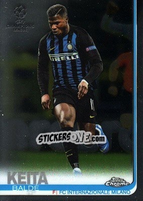 Sticker Keita Baldé - UEFA Champions League Chrome 2018-2019 n. 59 - Topps