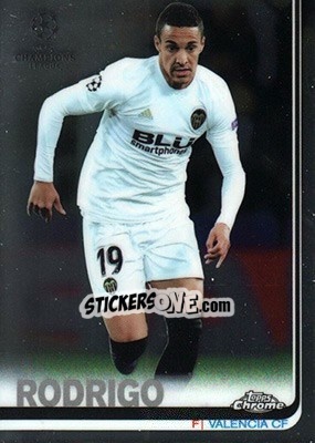 Sticker Rodrigo Moreno - UEFA Champions League Chrome 2018-2019 n. 60 - Topps