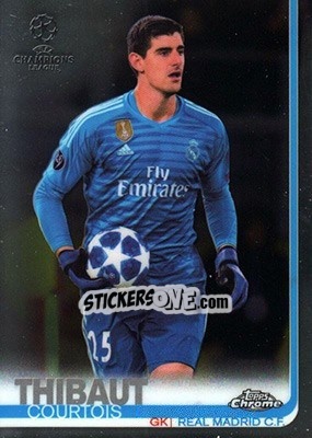 Sticker Thibaut Courtois - UEFA Champions League Chrome 2018-2019 n. 61 - Topps