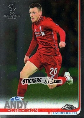 Sticker Andrew Robertson - UEFA Champions League Chrome 2018-2019 n. 62 - Topps