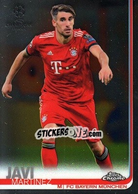 Sticker Javi Martinez - UEFA Champions League Chrome 2018-2019 n. 66 - Topps