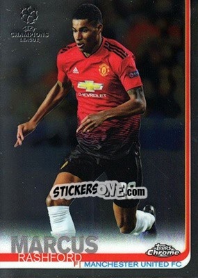 Sticker Marcus Rashford - UEFA Champions League Chrome 2018-2019 n. 68 - Topps