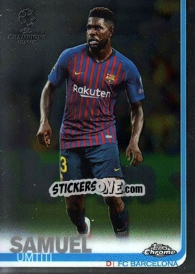Sticker Samuel Umtiti - UEFA Champions League Chrome 2018-2019 n. 69 - Topps