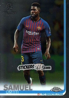 Sticker Samuel Umtiti - UEFA Champions League Chrome 2018-2019 - Topps