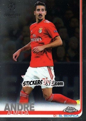 Sticker André Almeida - UEFA Champions League Chrome 2018-2019 - Topps