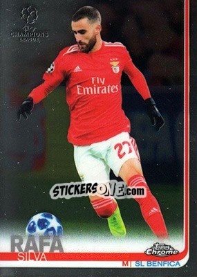 Sticker Rafa Silva - UEFA Champions League Chrome 2018-2019 n. 74 - Topps