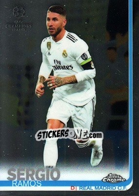 Sticker Sergio Ramos - UEFA Champions League Chrome 2018-2019 n. 75 - Topps