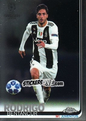 Sticker Rodrigo Bentancur - UEFA Champions League Chrome 2018-2019 - Topps