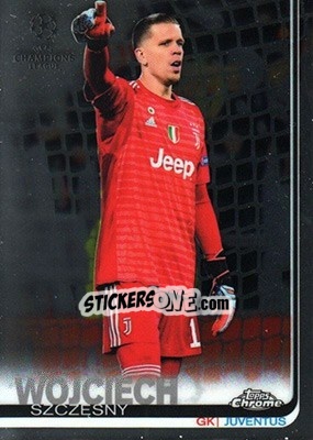 Sticker Wojciech Szczęsny - UEFA Champions League Chrome 2018-2019 n. 82 - Topps