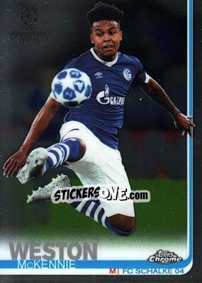 Sticker Weston McKennie - UEFA Champions League Chrome 2018-2019 - Topps