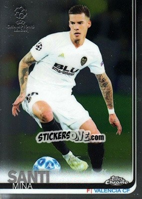 Sticker Santi Mina - UEFA Champions League Chrome 2018-2019 n. 85 - Topps