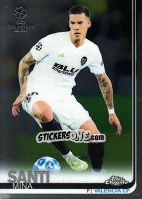 Sticker Santi Mina - UEFA Champions League Chrome 2018-2019 - Topps