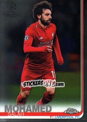 Sticker Mohamed Salah - UEFA Champions League Chrome 2018-2019 n. 87 - Topps