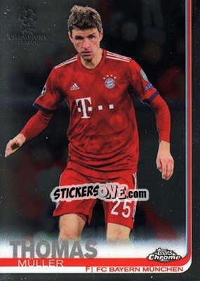 Sticker Thomas Müller - UEFA Champions League Chrome 2018-2019 n. 93 - Topps
