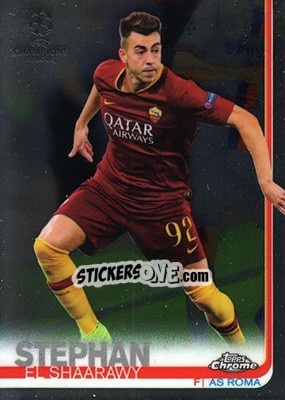 Sticker Stephan El Shaarawy - UEFA Champions League Chrome 2018-2019 n. 95 - Topps