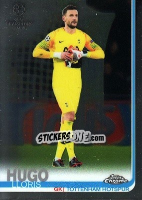 Sticker Hugo Lloris - UEFA Champions League Chrome 2018-2019 n. 98 - Topps