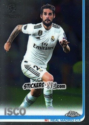 Sticker Isco - UEFA Champions League Chrome 2018-2019 n. 99 - Topps