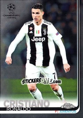 Sticker Cristiano Ronaldo - UEFA Champions League Chrome 2018-2019 n. 100 - Topps