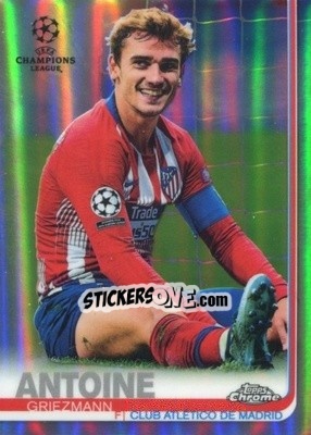 Sticker Antoine Griezmann - UEFA Champions League Chrome 2018-2019 n. 84v - Topps