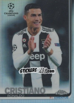 Sticker Cristiano Ronaldo - UEFA Champions League Chrome 2018-2019 n. 100v - Topps