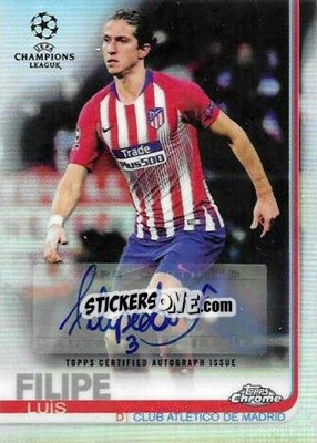 Sticker Filipe Luís - UEFA Champions League Chrome 2018-2019 - Topps