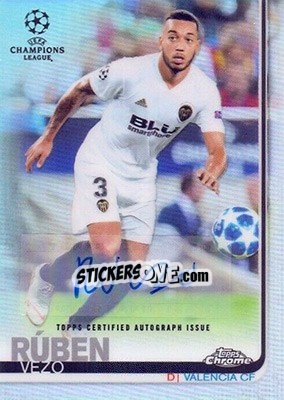 Sticker Rúben Vezo - UEFA Champions League Chrome 2018-2019 - Topps