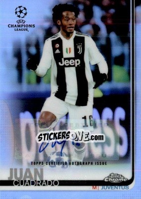 Cromo Juan Cuadrado - UEFA Champions League Chrome 2018-2019 - Topps