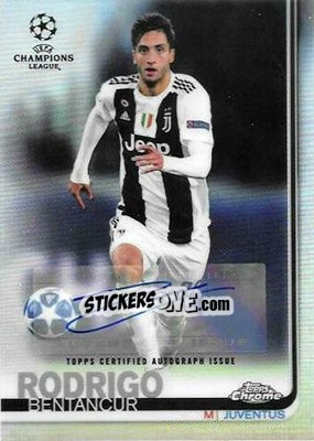 Sticker Rodrigo Bentancur - UEFA Champions League Chrome 2018-2019 n. A78 - Topps