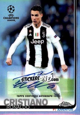 Sticker Cristiano Ronaldo - UEFA Champions League Chrome 2018-2019 n. A100 - Topps