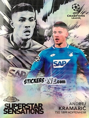 Sticker Andrej Kramaric - UEFA Champions League Chrome 2018-2019 n. SS-AK - Topps