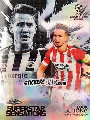 Sticker Luuk de Jong - UEFA Champions League Chrome 2018-2019 n. SS-LDJ - Topps