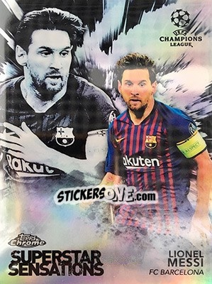 Sticker Lionel Messi - UEFA Champions League Chrome 2018-2019 n. SS-LM - Topps