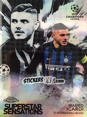 Sticker Mauro Icardi - UEFA Champions League Chrome 2018-2019 - Topps