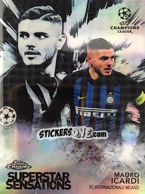 Sticker Mauro Icardi - UEFA Champions League Chrome 2018-2019 n. SS-MI - Topps