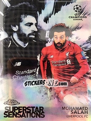 Sticker Mohamaed Salah - UEFA Champions League Chrome 2018-2019 n. SS-MS - Topps