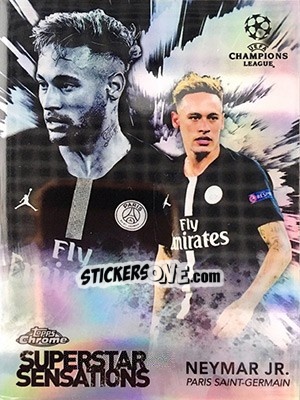 Sticker Neymar Jr. - UEFA Champions League Chrome 2018-2019 n. SS-NJ - Topps