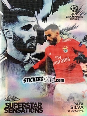 Sticker Rafa Silva - UEFA Champions League Chrome 2018-2019 - Topps