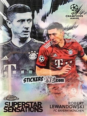 Sticker Robert Lewandowski - UEFA Champions League Chrome 2018-2019 - Topps