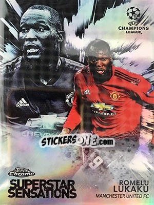 Sticker Romelu Lukaku - UEFA Champions League Chrome 2018-2019 n. SS-RLU - Topps