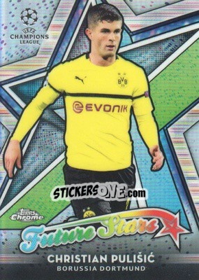 Sticker Christian Pulisic - UEFA Champions League Chrome 2018-2019 n. FS-CP - Topps