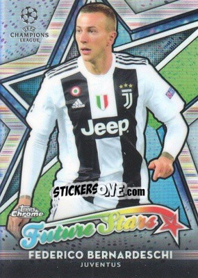 Sticker Federico Bernardeschi - UEFA Champions League Chrome 2018-2019 n. FS-FB - Topps
