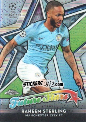 Sticker Raheem Sterling - UEFA Champions League Chrome 2018-2019 n. FS-RS - Topps