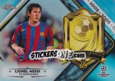 Sticker Lionel Messi - UEFA Champions League Chrome 2018-2019 n. CLD-LM - Topps