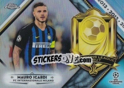 Sticker Mauro Icardi - UEFA Champions League Chrome 2018-2019 n. CLD-MI - Topps