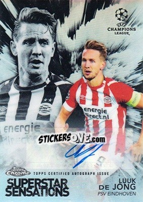Sticker Luuk de Jong - UEFA Champions League Chrome 2018-2019 n. A-SS-LDJ - Topps