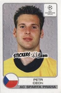 Sticker Peter Cech - UEFA Champions League 2001-2002 n. 304 - Panini