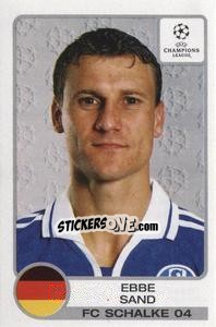 Sticker Ebbe Sand - UEFA Champions League 2001-2002 n. 94 - Panini