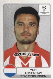 Sticker Yuri Nikiforov - UEFA Champions League 2001-2002 n. 99 - Panini