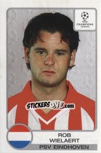 Sticker Rob Wielaert - UEFA Champions League 2001-2002 n. 104 - Panini